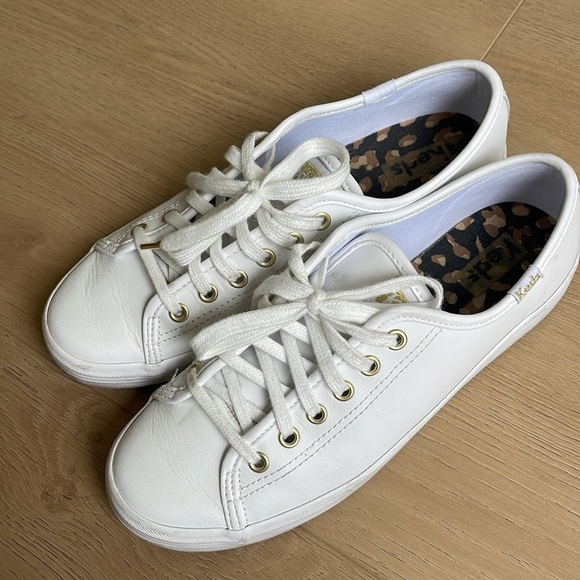 Keds womens leather sneaker white - Picture 3 of 4